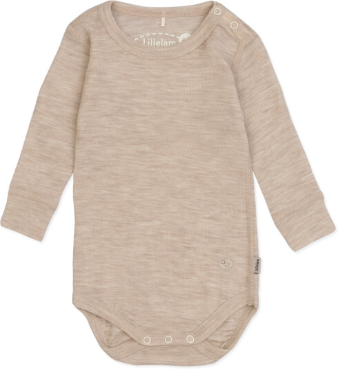 Lillelam Ullbody Baby   Tynn Ull, 100% Merino - Lys Beige