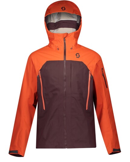 Scott Explorair 3L Jacket M Orange Pumpkin/Red Fudge (Storlek M)