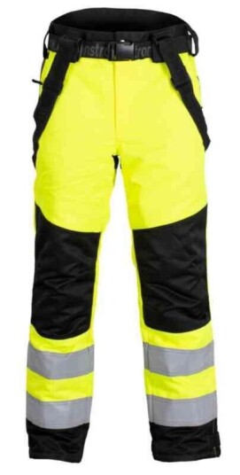 BS Dokka Vinterbukse, HiVis kl.2 Unisex, Str. L, Gul/Sort