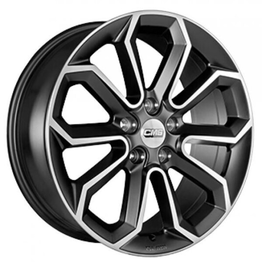 Cms C20 Dull Black  Polished 7.5x17 5x114 ET47 B67.1