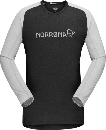 Norrøna Men's Fjørå Equaliser Lightweight Long Sleeve Sort XL Man