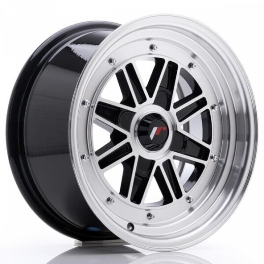 Japan Racing Jr31 Gloss Black Machined Face 7.5x15 4x100 ET20 B73.1