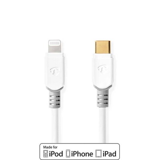 USB-C til Lightning-kabel 2 meter