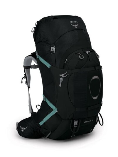 Osprey Ariel Plus 70L Black (#111515) Dame WM/L