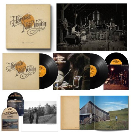 Neil Young Harvest 50th Anniversary Limited Edition 2lp Vinyl 180 Gram + 7" + 2DVD