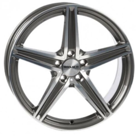 Monaco Mc3 Anthracite Polish 8x18 5x112 ET35 B66.5