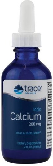 Trace Minerals Flytende Ionisk Kalsium 200mg