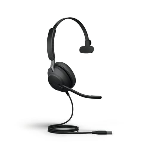 Jabra Evolve2 40 Uc Hodesett Usb-a Mono Svart