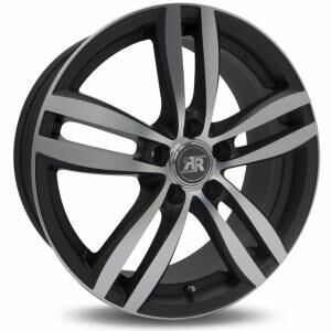 Racer Target Black Machined Face 6.5x16 5x108 ET47.5 B63.4