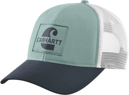 Carhartt Canvas Mesh-Back Core Graphic Cap en størrelse Grønn