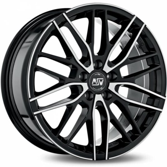 Msw 72 Gloss Black Machined Face 8x18 5x114.3 ET40 B73.1