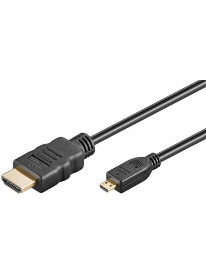 Pro HDMI - Micro HDMI 2.0 - 0.5m - Svart