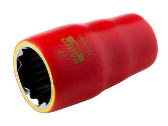 Bahco Pipe 7800DMV 1/2" 12kt isolert 17 mm, 1000V