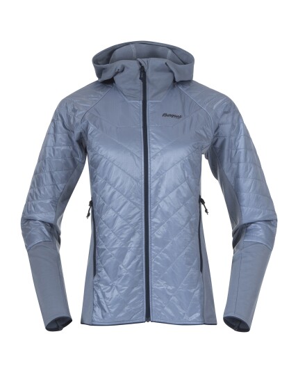 Bergans Cecilie Light Insulated Hybrød Jacket W Misty Sky Blue (Storlek XS)