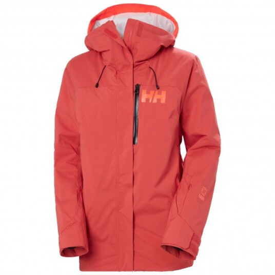 Helly Hansen Powshot Skijakke Dame Poppy Red