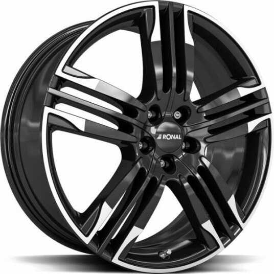 Ronal R58 Mcr Jet Black White Rim 10x22 5x112 ET21 B66.6