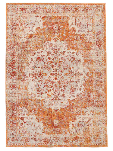 RugVista Nadia Teppe 160X230 Oransje Medaljong- Teppe