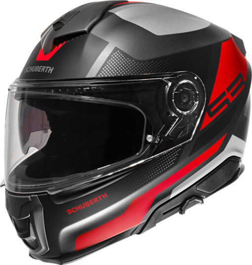 Schuberth S3 Daytona Hjelm 2XL Svart Grå Rød