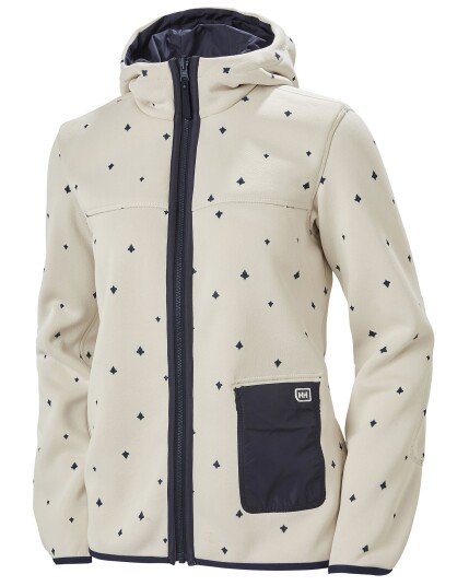 Helly Hansen Verket Reversbile Pile Jacket W Cream Dot Print (Storlek XL)