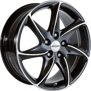 RONAL R51 Gloss Black  Polished 6.5x15 5x114 ET45 B82