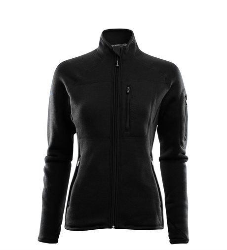 Aclima FleeceWool Jacket, dame Jet Black (#101010) Dame S