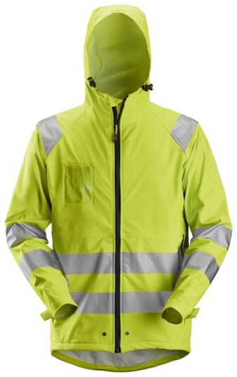 Snickers Workwear Regnjakke 8233 Gul High-Vis S