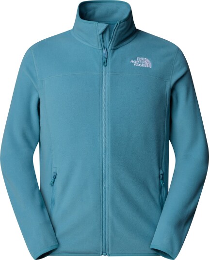 The North Face Men's 100 Glacier Full-Zip Fleece Algae Blue S