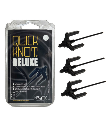 Hes-tec Waldhausen Quick Knot Deluxe Plaiting Aid, standard svart