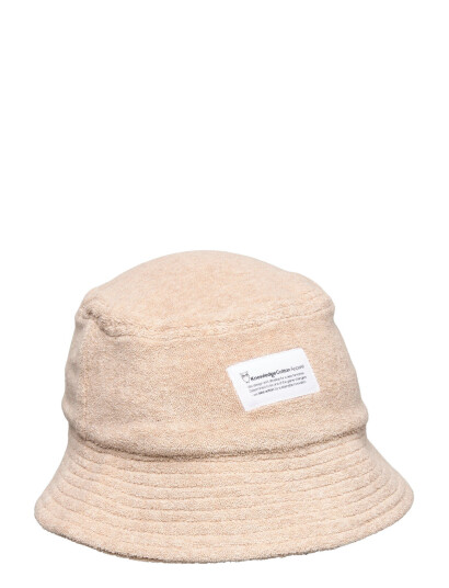 Knowledge Cotton Apparel Kids Terry Bucket Hat - Gots/Vegan Beige Knowledge Cotton Apparel SAFARI ONE SIZE