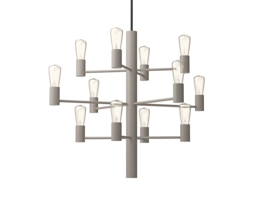 Herstal - Manola 12 Lysekrone Light Beige Herstal