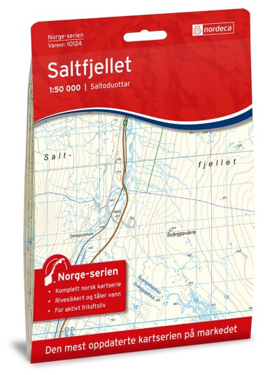 Nordeca Saltfjellet Norge-serien 1:50 000 Turkart