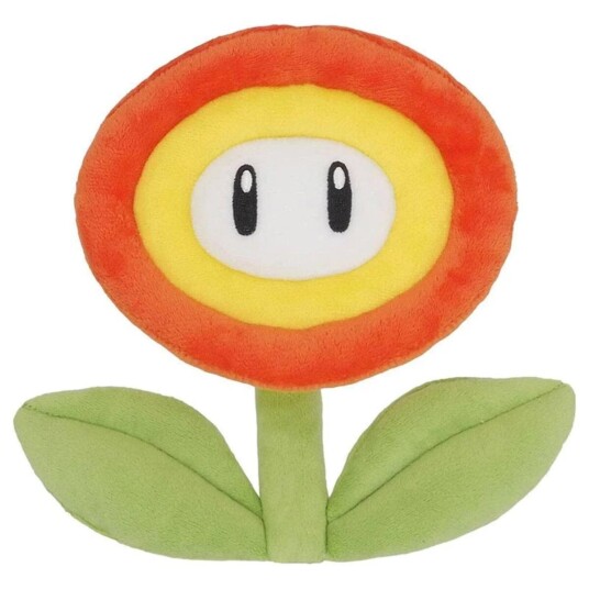 Super Mario Bamse Fire Flower 18 cm