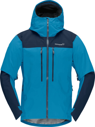 Norrøna Men's Trollveggen Gore-Tex Pro Light Jacket Blå L Man