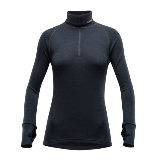 Devold Women's Expedition Zip Neck XL, Black