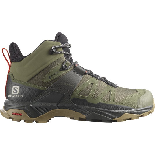 Salomon X Ultra 4 Mid Gore-Tex, vanntett mellomhøy tursko, herre 42 Deep Lichen Gree