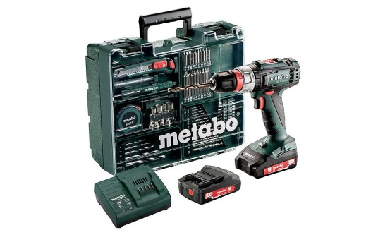 Metabo Drill BS 18 L Q 2X2,0Ah Workshop 18 volt, med batteri, lader og koffert