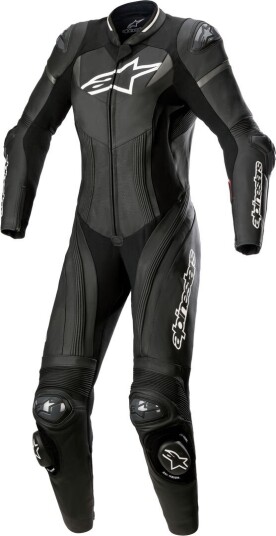 Alpinestars Stella GP Plus Ladies 1-delt motorsykkel skinndrakt 38 Svart Hvit