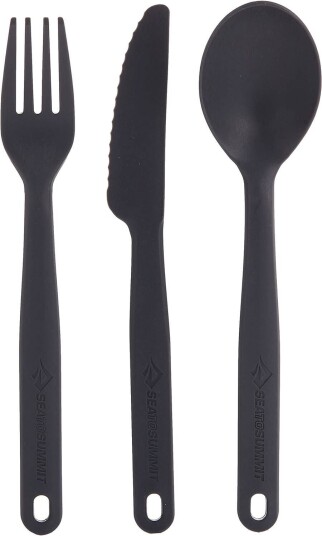 Sea To Summit Cutlery Polypropylen Cutleryset Charcoal 3 Pc