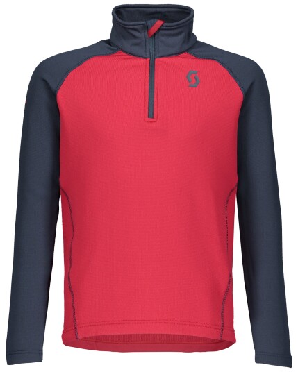 Scott Defined Light 1/2 Zip Pullover JR Defined Light Blue Nights/Wine Red (Storlek S)