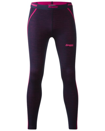 Bergans Akeleie Youth Tights Navy/Hot Pink (Storlek 140)