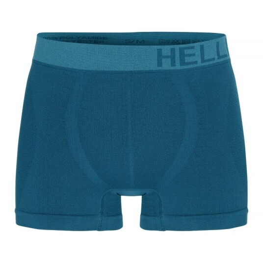 Hellner Men's Svierkku Seamless Boxer S/M, Blue Coral