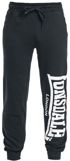 Lonsdale London Treningsbukse - Logo Large - S til 5XL - Herrer - svart