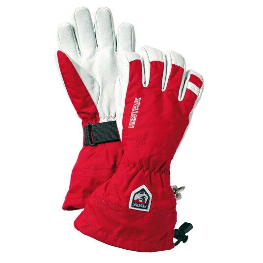 Hestra Army Leather Heli Ski 8 Red