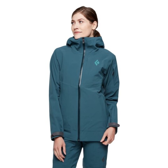 Black Diamond Women's Recon Stretch Ski Shell Blå S Woman