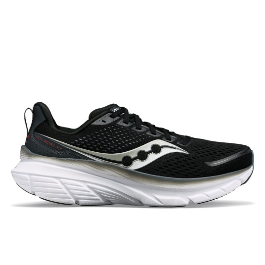 Saucony Men's Guide 17 Black/Shadow 40.5, Black/Shadow