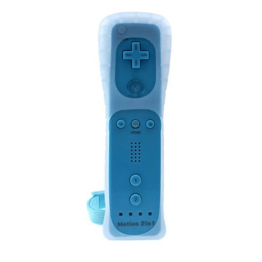 Remote Plus 2in1 Kontroller for Nintendo Wii / Wii U - Tredjeparts - Lys Blå