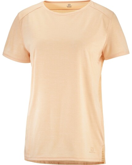 Salomon Outline Summer Tee W Apricot Ice (Storlek XL)