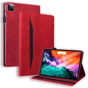 Business Style iPad Air 2020/2022/iPad Pro 11 2021 Smart Folio-etui Rød