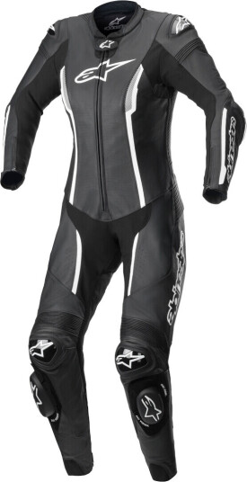 Alpinestars Stella Missile V2 ett stykke motorsykkel damer skinn dress 48 Svart Hvit