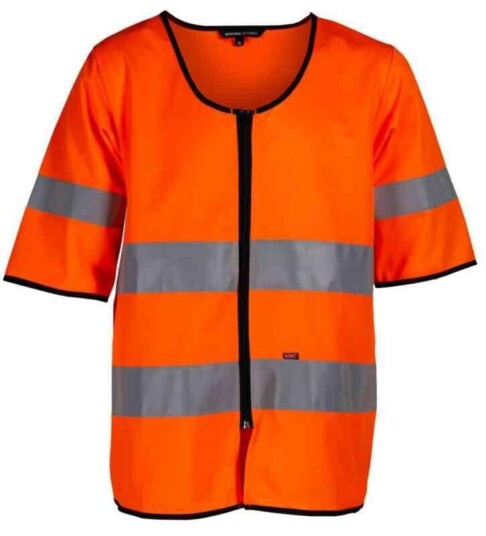 BS Dokka Refleksvest, HiVis kl.3 Unisex, Str. L, HiVis Oransje